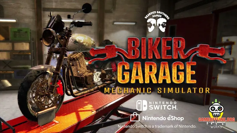 Biker Garage game dua xe mo rong