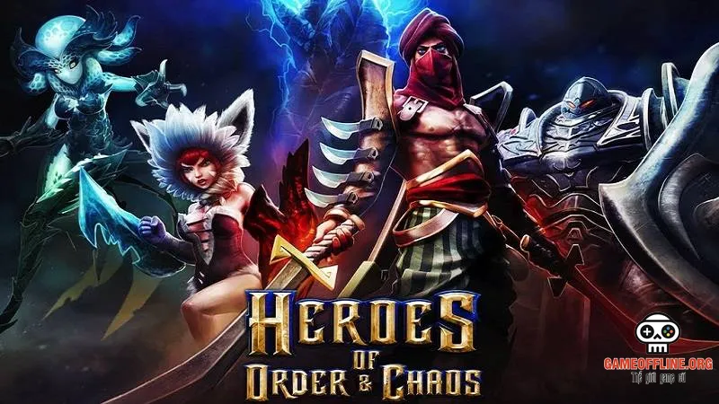 Heroes of Order and Chaos game giong lien minh